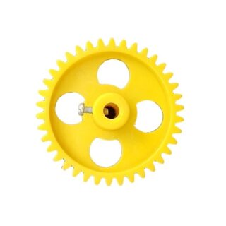 ERGER006-Plastic-Yellow-Thik-Spur-Gear-38Teeth-for-6mm-Shaft.