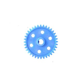 ERGER009-Plastic-Blue-Thin-Spur-Gear-36Teeth-for-6mm-Shaft