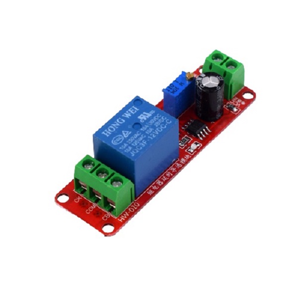 NE555 Delay Timer Switch Adjustable 0-10 Sec 12V Relay Module