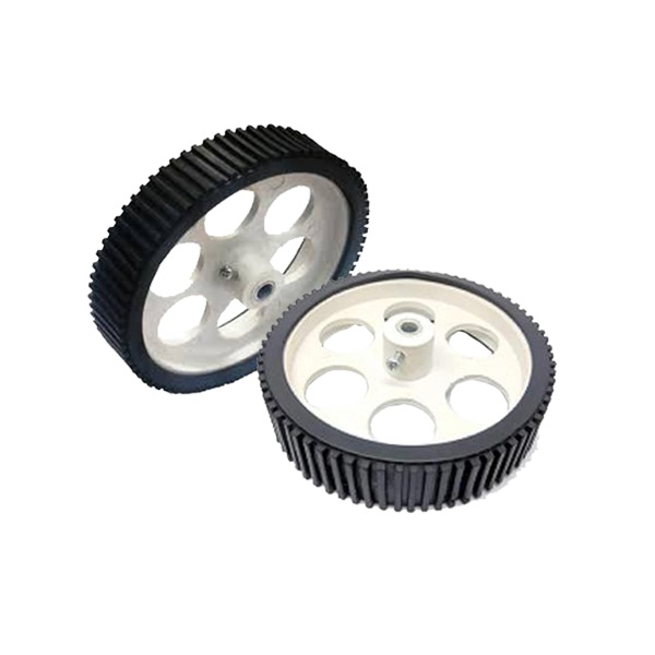 ERWEL016-Robot-Wheel-110mm-Dia.-x-20mm-Width-for-6mm-Shaft-1Pcs.