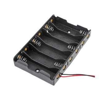 ERBCH011 Battery Holder For 6xAA Battery Flat