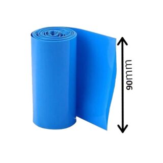 ERHSS002-90mm-PVC-Heat-Shrink-Sleeve-Blue-for-Lithium-Cell-Battery-Pack-1Mtr.